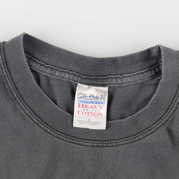 Gildan The Beatles Band T-Shirt, Men's Size Medium cotton Charcoal Vintage Second Hand