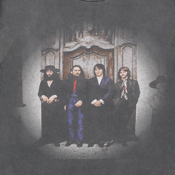 Gildan The Beatles Band T-Shirt, Men's Size Medium cotton Charcoal Vintage Second Hand