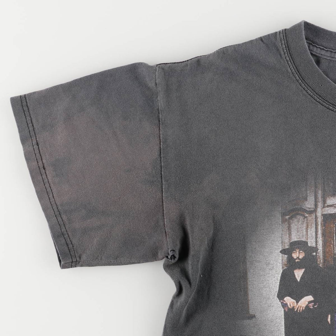 Gildan The Beatles Band T-Shirt, Men's Size Medium cotton Charcoal Vintage Second Hand