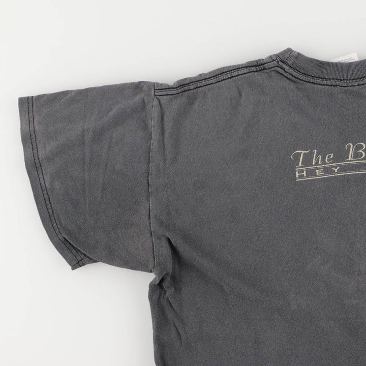 Gildan The Beatles Band T-Shirt, Men's Size Medium cotton Charcoal Vintage Second Hand