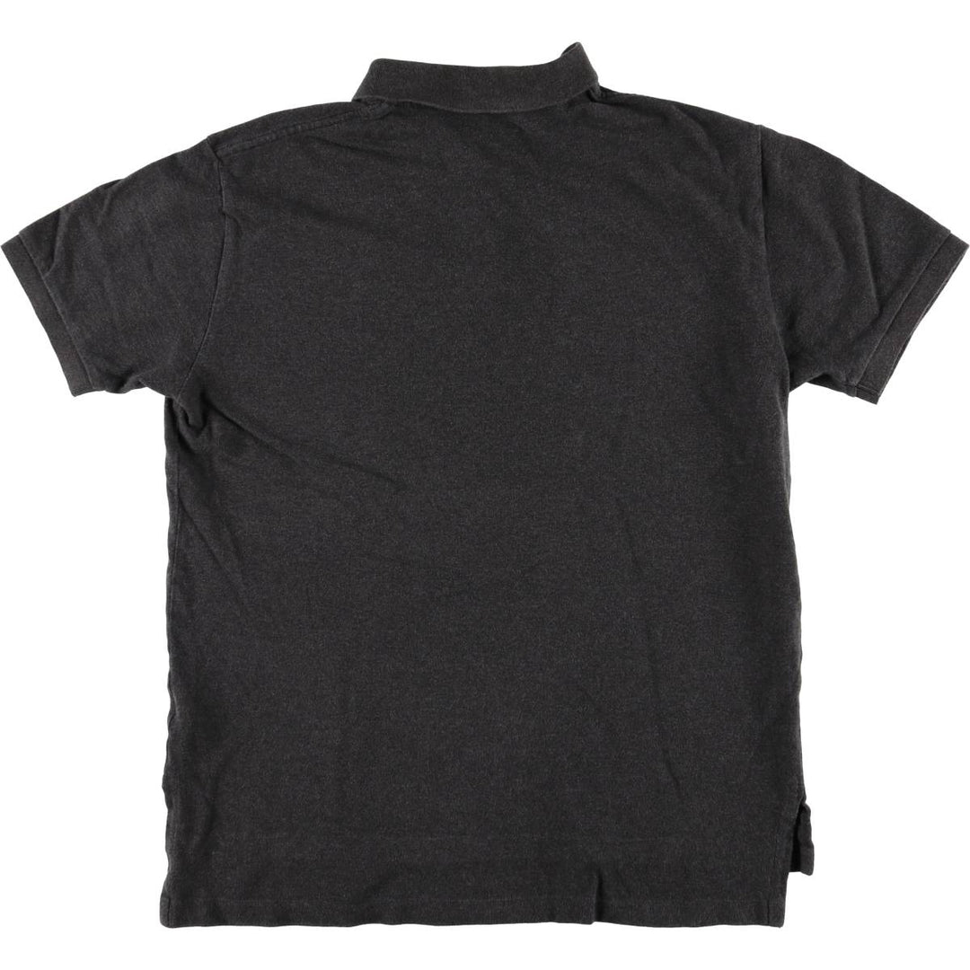 Ralph Lauren POLO RALPH LAUREN short sleeve polo shirt men's size L cotton black type Vintage Second Hand