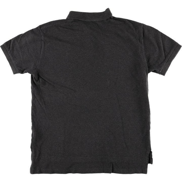 Ralph Lauren POLO RALPH LAUREN short sleeve polo shirt men's size L cotton black type Vintage Second Hand