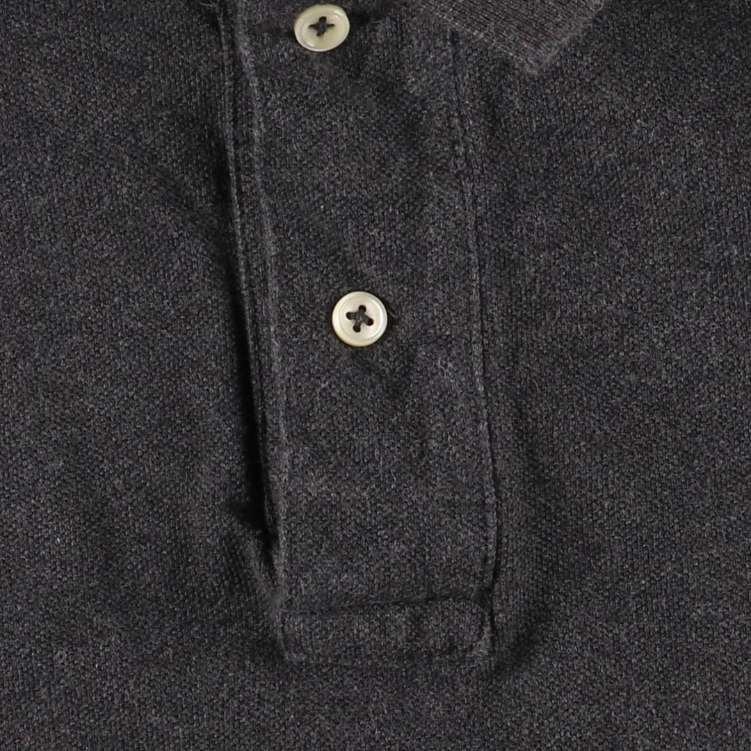 Ralph Lauren POLO RALPH LAUREN short sleeve polo shirt men's size L cotton black type Vintage Second Hand