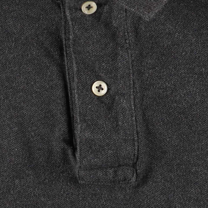 Ralph Lauren POLO RALPH LAUREN short sleeve polo shirt men's size L cotton black type Vintage Second Hand