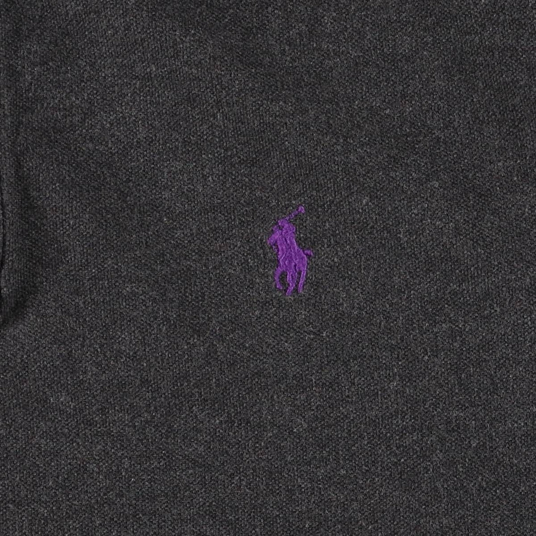 Ralph Lauren POLO RALPH LAUREN short sleeve polo shirt men's size L cotton black type Vintage Second Hand