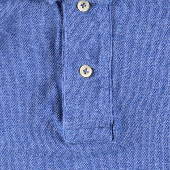 Ralph Lauren POLO RALPH LAUREN CLASSIC FIT short sleeve polo shirt, men's size M cotton Blue type light blue Vintage Second Hand