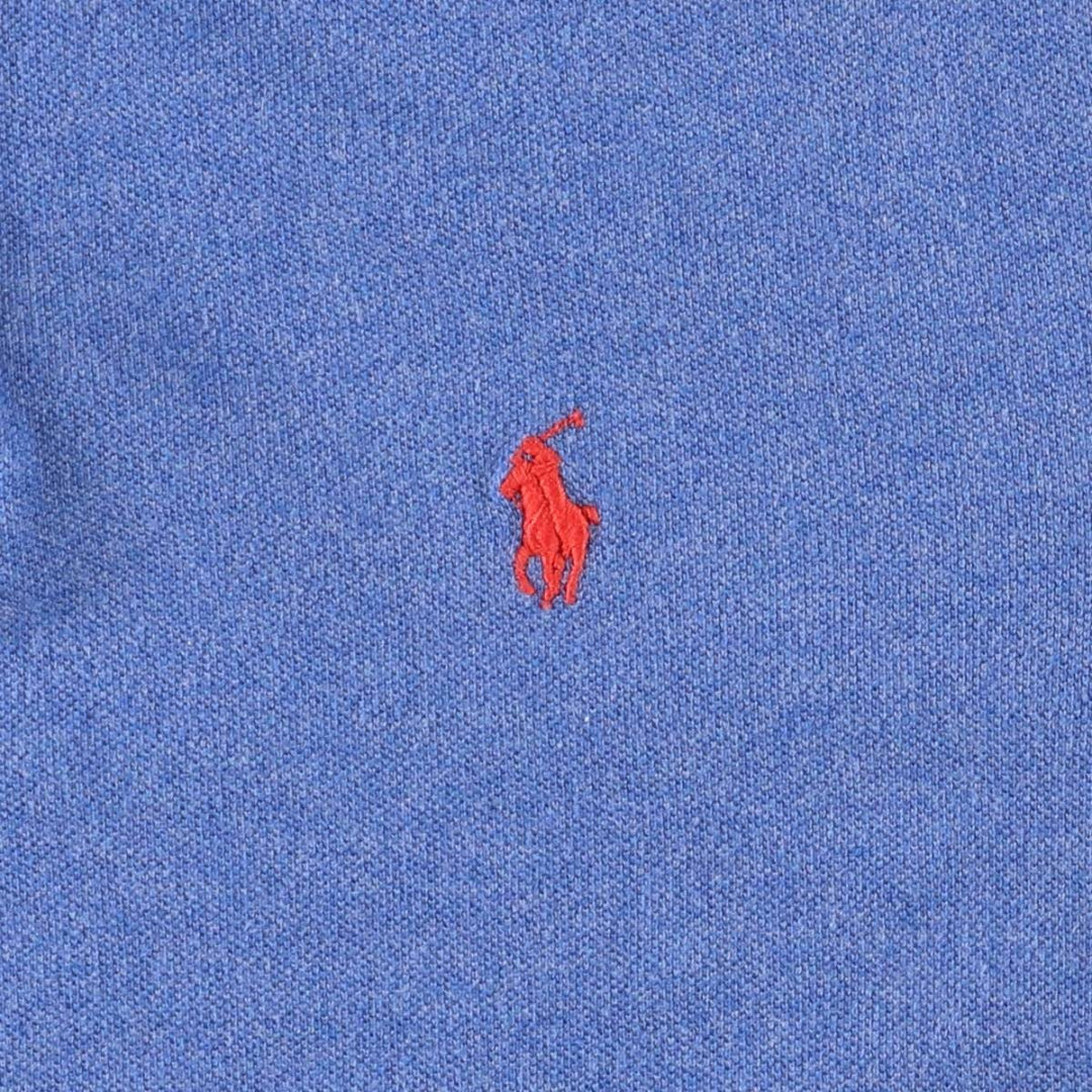 Ralph Lauren POLO RALPH LAUREN CLASSIC FIT short sleeve polo shirt, men's size M cotton Blue type light blue Vintage Second Hand