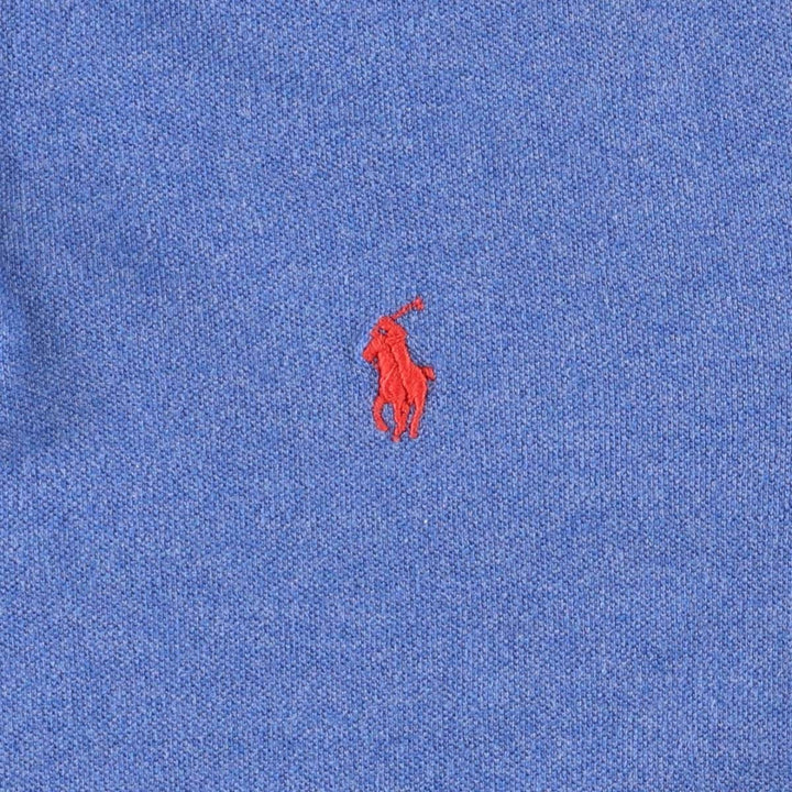 Ralph Lauren POLO RALPH LAUREN CLASSIC FIT short sleeve polo shirt, men's size M cotton Blue type light blue Vintage Second Hand