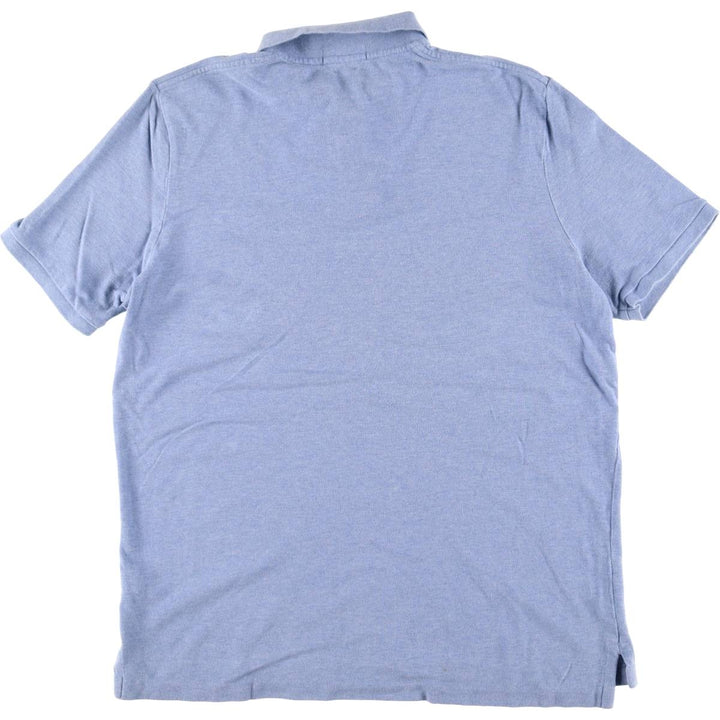 Ralph Lauren POLO RALPH LAUREN CLASSIC FIT short sleeve polo shirt for men size L cotton Blue type light blue Vintage Second Hand