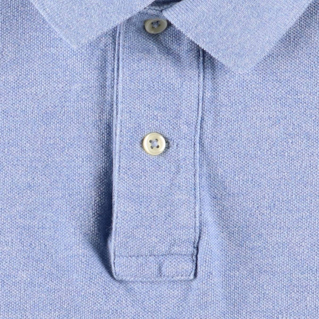 Ralph Lauren POLO RALPH LAUREN CLASSIC FIT short sleeve polo shirt for men size L cotton Blue type light blue Vintage Second Hand