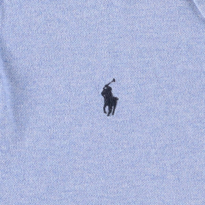 Ralph Lauren POLO RALPH LAUREN CLASSIC FIT short sleeve polo shirt for men size L cotton Blue type light blue Vintage Second Hand