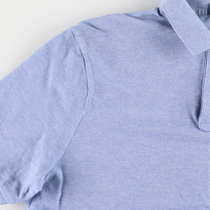 Ralph Lauren POLO RALPH LAUREN CLASSIC FIT short sleeve polo shirt for men size L cotton Blue type light blue Vintage Second Hand
