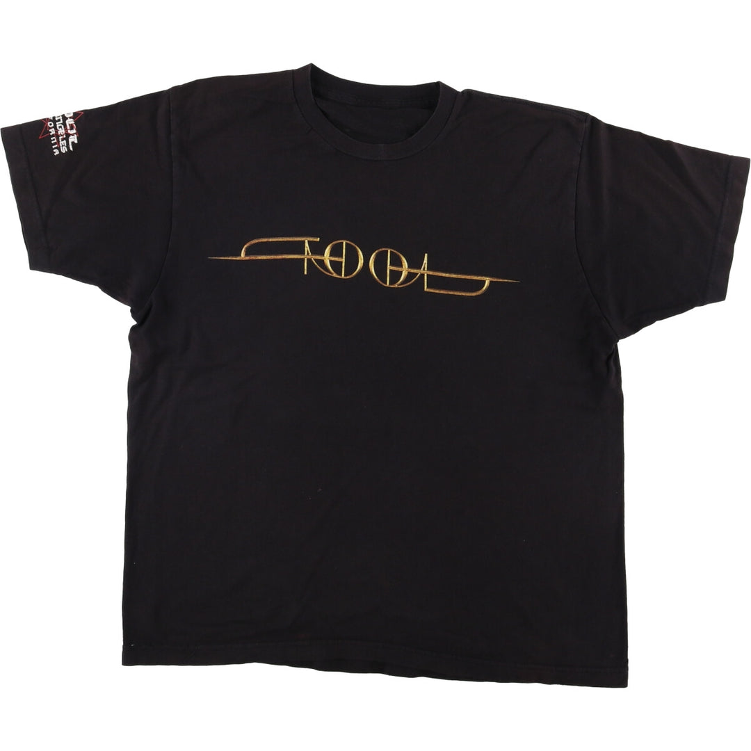 TOOL Men's XXL Short Sleeve Band T-Shirt cotton black type Vintage Second Hand