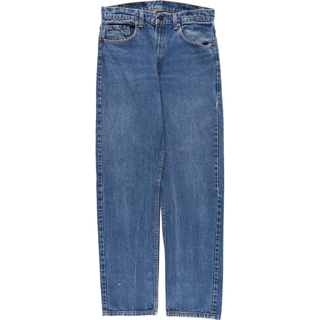 90'S Levi's 505-0216 Tapered Denim Pants, Made in USA, Men's, Size W30, Vintage cotton blue type Vintage Second Hand