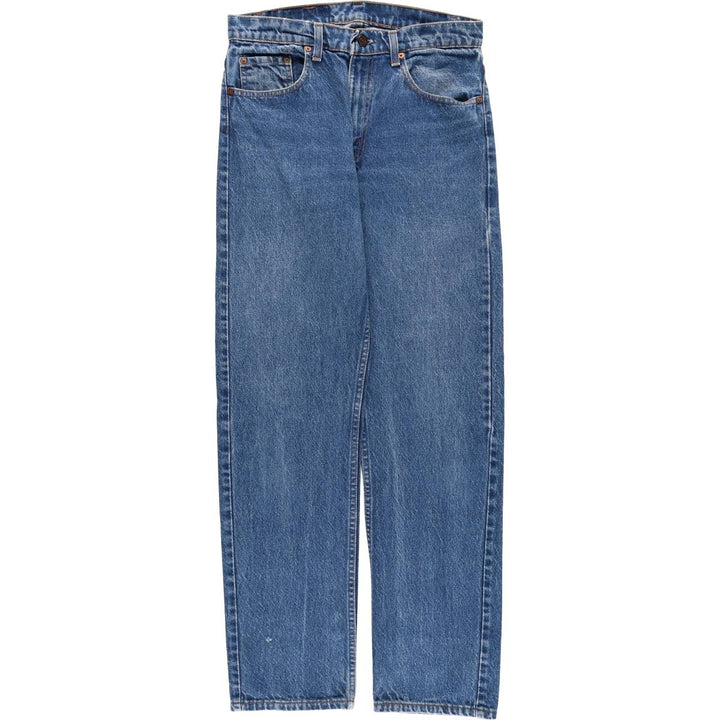 90'S Levi's 505-0216 Tapered Denim Pants, Made in USA, Men's, Size W30, Vintage cotton blue type Vintage Second Hand