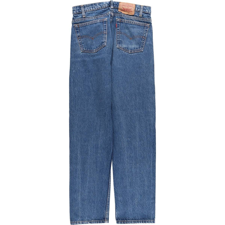 90'S Levi's 505-0216 Tapered Denim Pants, Made in USA, Men's, Size W30, Vintage cotton blue type Vintage Second Hand