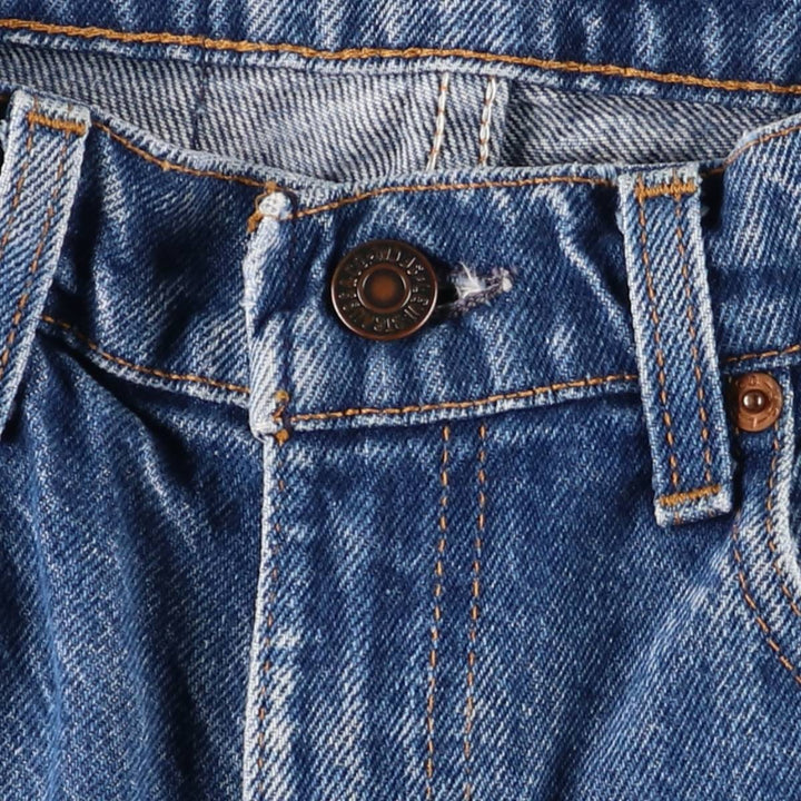 90'S Levi's 505-0216 Tapered Denim Pants, Made in USA, Men's, Size W30, Vintage cotton blue type Vintage Second Hand