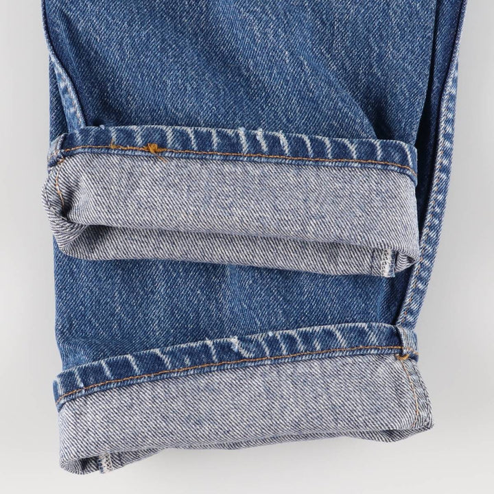90'S Levi's 505-0216 Tapered Denim Pants, Made in USA, Men's, Size W30, Vintage cotton blue type Vintage Second Hand