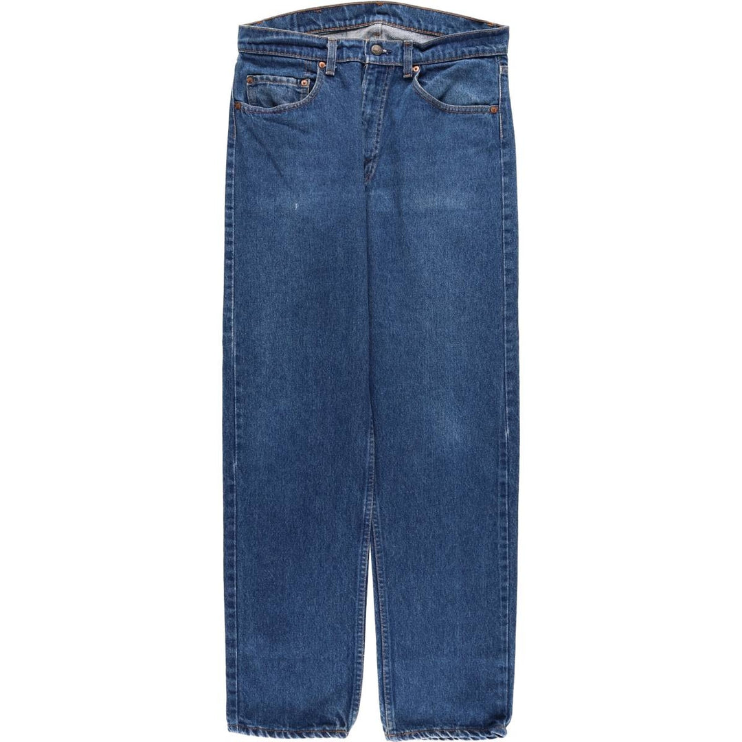 90'S Levi's 505-0217 Tapered Denim Pants Made in USA Men's W33 Vintage cotton blue type Vintage Second Hand