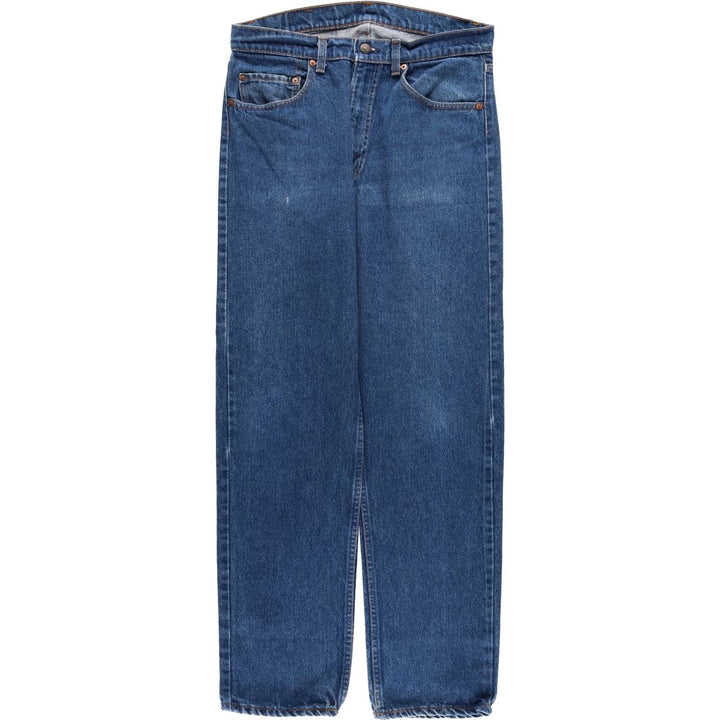 90'S Levi's 505-0217 Tapered Denim Pants Made in USA Men's W33 Vintage cotton blue type Vintage Second Hand