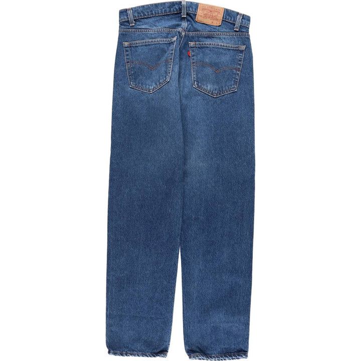 90'S Levi's 505-0217 Tapered Denim Pants Made in USA Men's W33 Vintage cotton blue type Vintage Second Hand