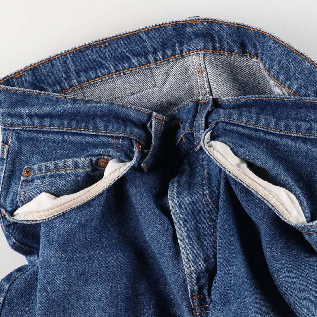 90'S Levi's 505-0217 Tapered Denim Pants Made in USA Men's W33 Vintage cotton blue type Vintage Second Hand