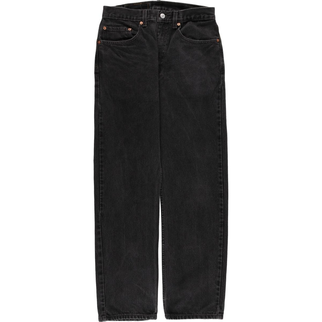 90'S Levi's 505-0260 Black Denim Tapered Denim Pants, Men's, Size W30, Vintage cotton black type Vintage Second Hand