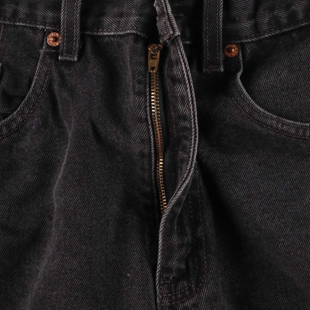 90'S Levi's 505-0260 Black Denim Tapered Denim Pants, Men's, Size W30, Vintage cotton black type Vintage Second Hand