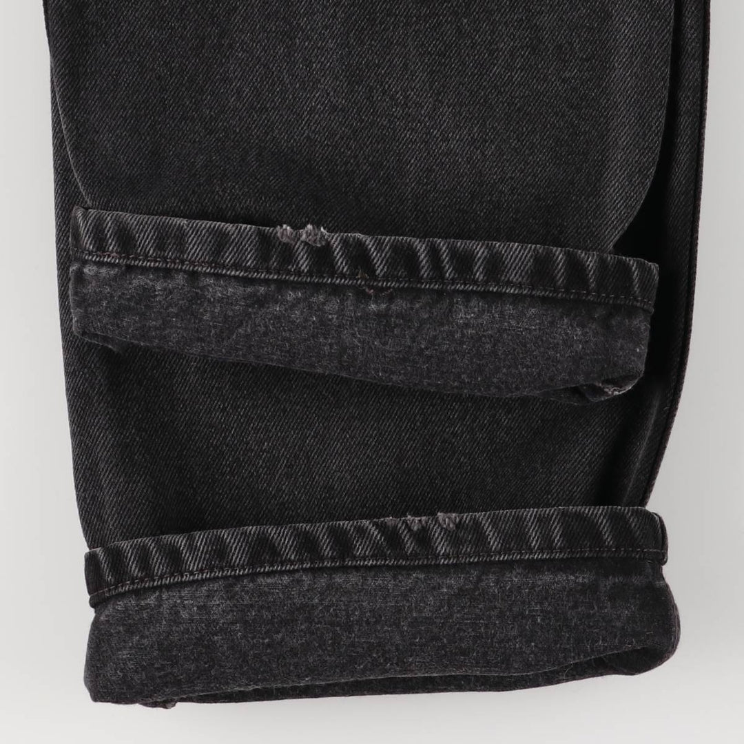 90'S Levi's 505-0260 Black Denim Tapered Denim Pants, Men's, Size W30, Vintage cotton black type Vintage Second Hand