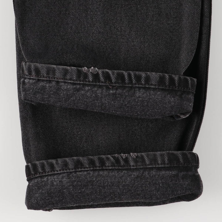 90'S Levi's 505-0260 Black Denim Tapered Denim Pants, Men's, Size W30, Vintage cotton black type Vintage Second Hand