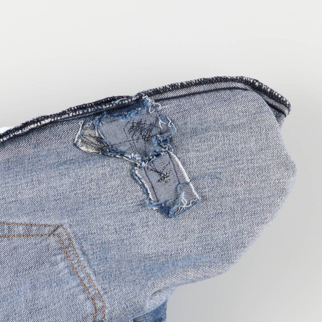 Levi's 505 tapered denim pants for men, size w37 cotton blue type Vintage Second Hand
