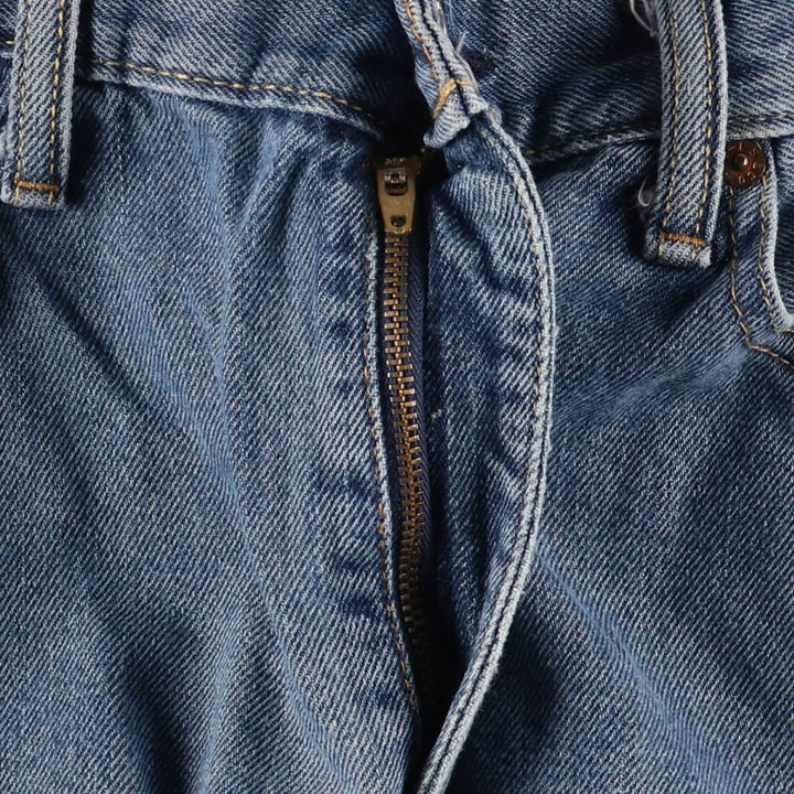 Levi's 505 STRAIGHT FIT tapered denim pants for men, equivalent to w33 cotton blue type Vintage Second Hand