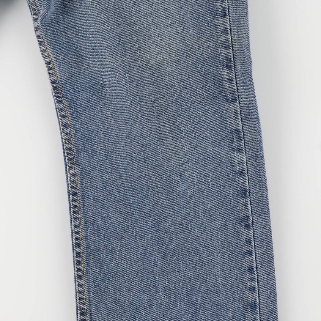 Levi's 505 STRAIGHT FIT tapered denim pants for men, equivalent to w33 cotton blue type Vintage Second Hand