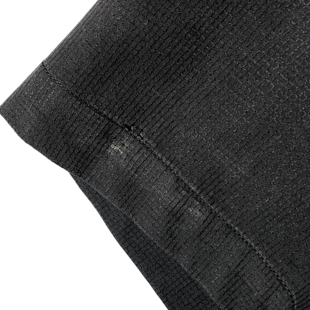 Banana Republic Ripstop Short Sleeve Open Collar Polyester Box Shirt, Men's XL polyester black type Vintage Second Hand