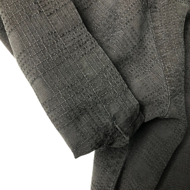 JAMAICA JAXX Short Sleeve Open Collar Silk Box Shirt, Men's Size M silk black type Vintage Second Hand
