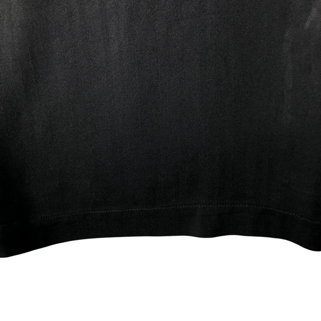 Tommy Bahama short-sleeved open-collar silk box shirt, men's XL silk black type Vintage Second Hand