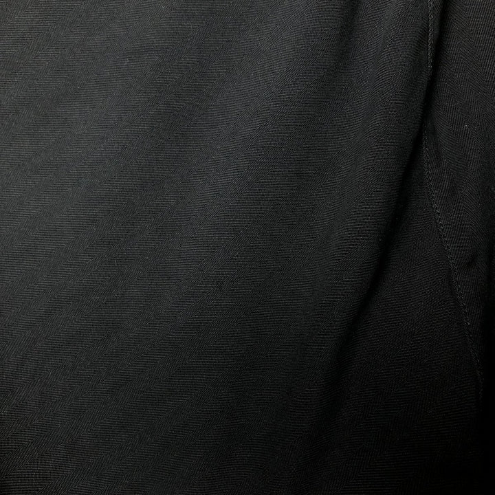 Tommy Bahama short-sleeved open-collar silk box shirt, men's XL silk black type Vintage Second Hand