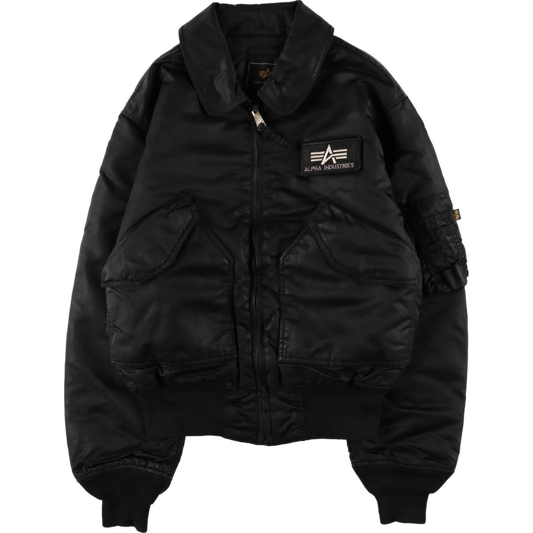 Civilian Alpha CWU-45 Nylon black type Vintage Second Hand