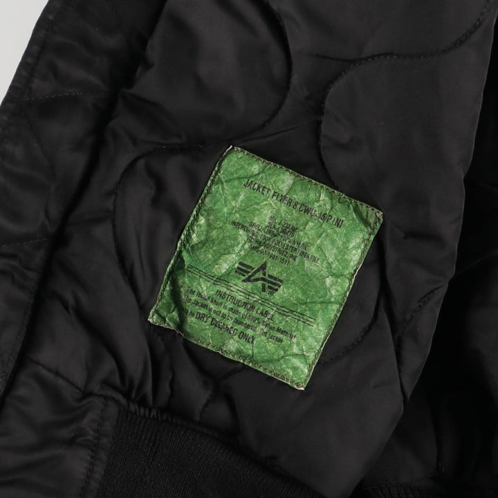 Civilian Alpha CWU-45 Nylon black type Vintage Second Hand