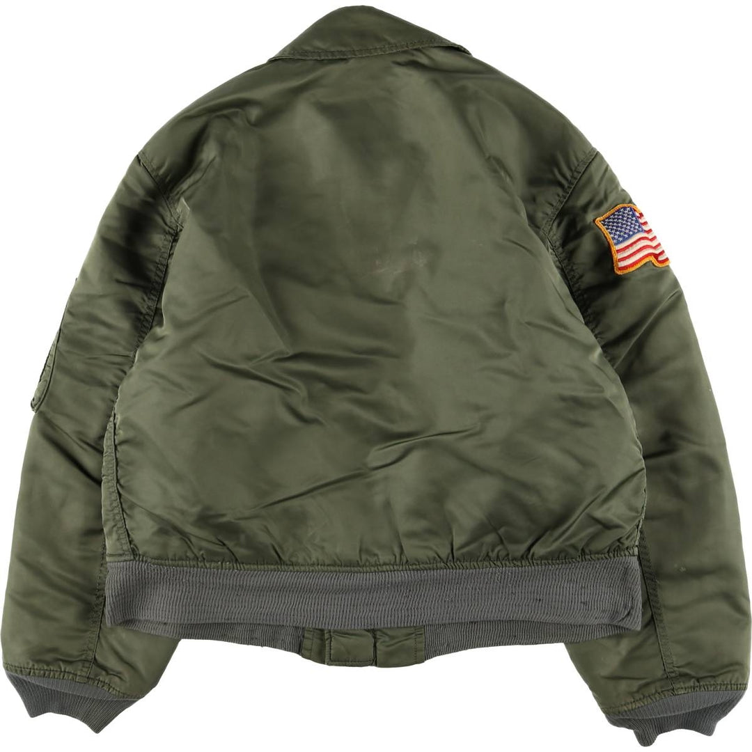 90'S Civilian Alpha CWU-45 Nylon Khaki type Vintage Second Hand