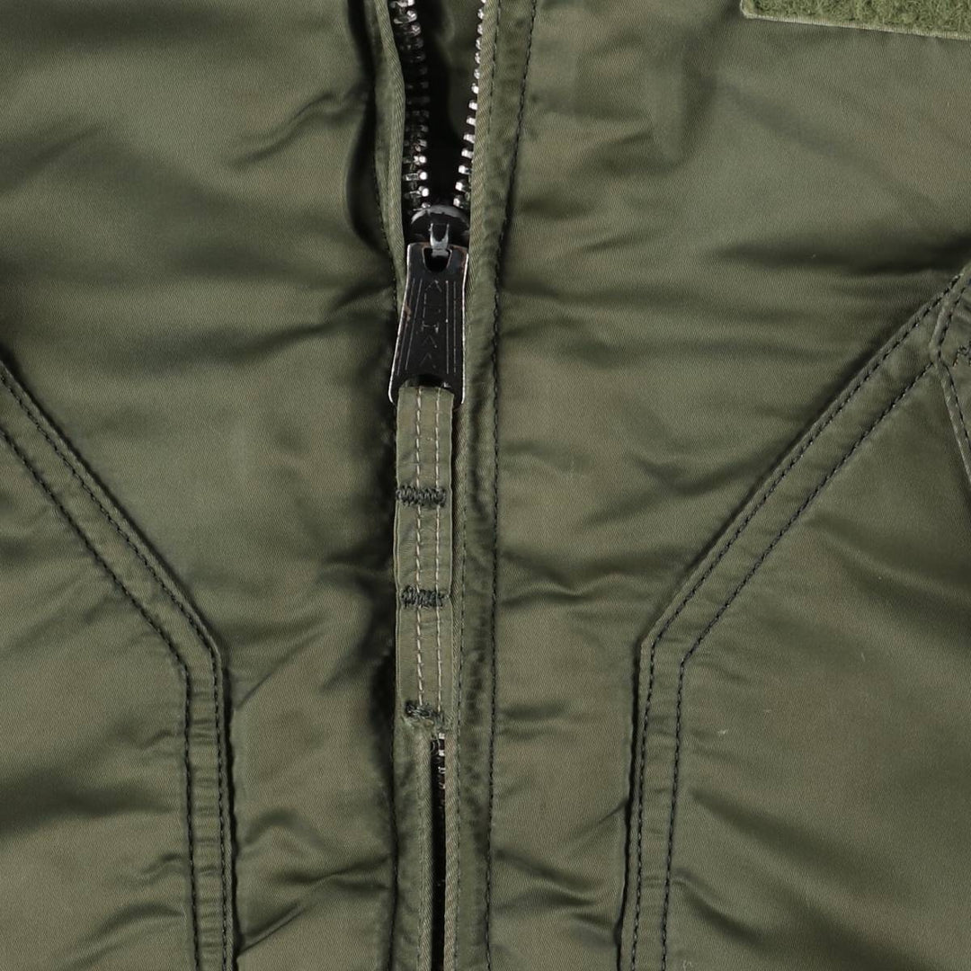 90'S Civilian Alpha CWU-45 Nylon Khaki type Vintage Second Hand