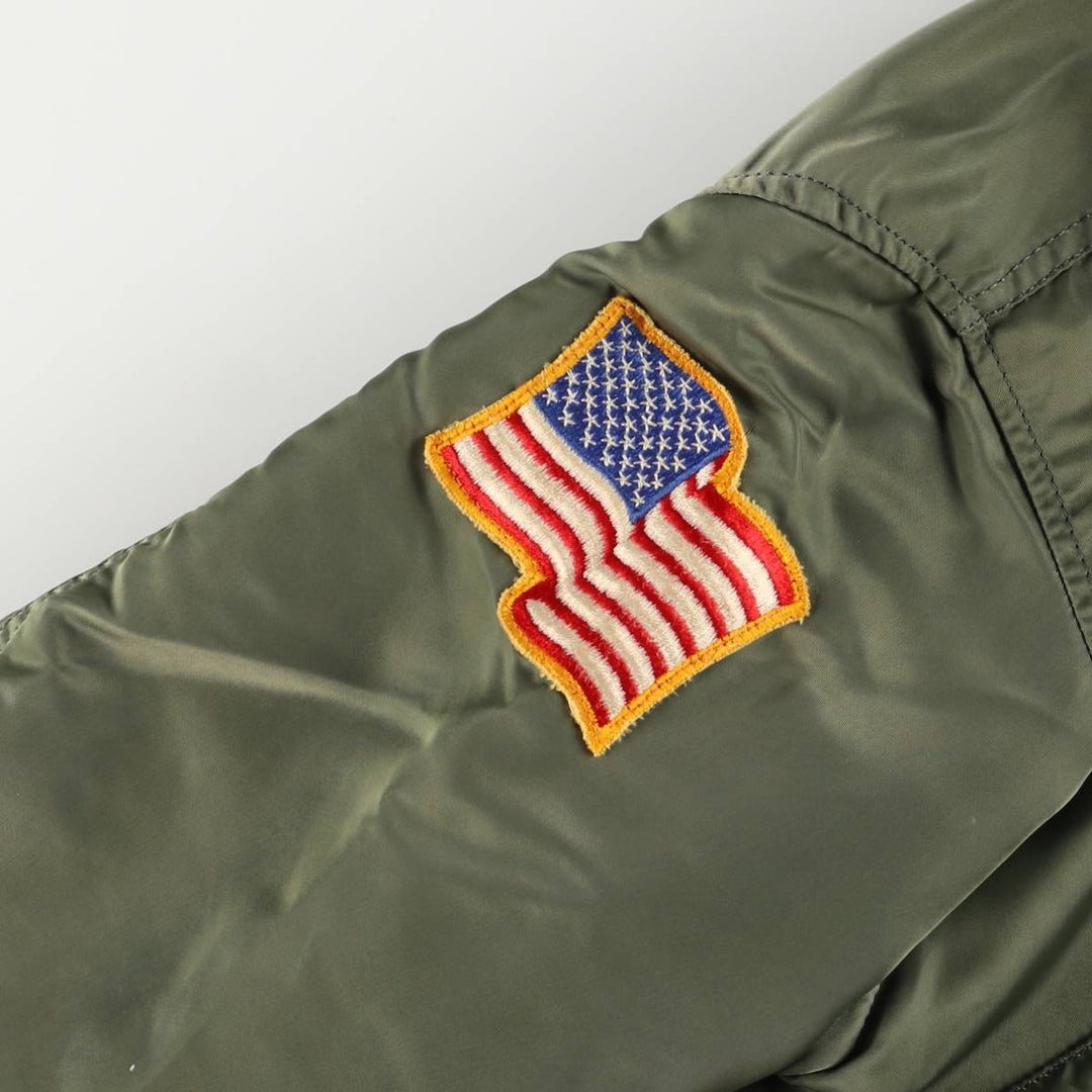 90'S Civilian Alpha CWU-45 Nylon Khaki type Vintage Second Hand