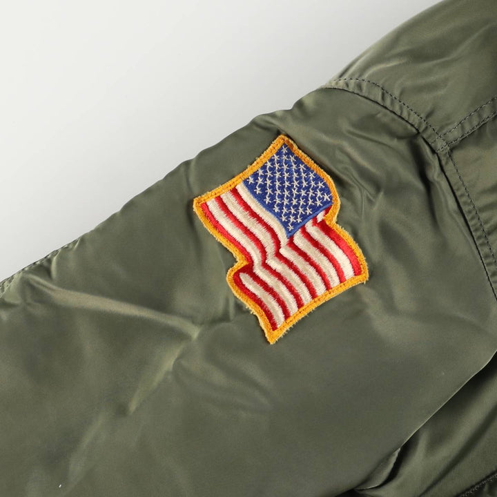 90'S Civilian Alpha CWU-45 Nylon Khaki type Vintage Second Hand