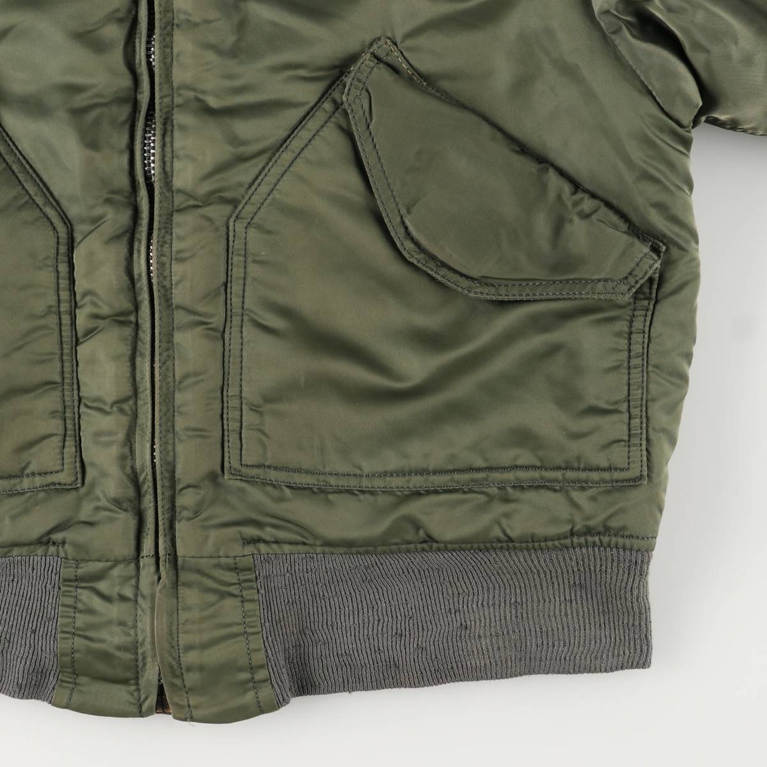 90'S Civilian Alpha CWU-45 Nylon Khaki type Vintage Second Hand