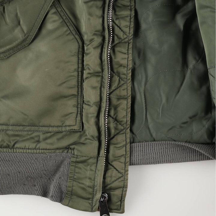 90'S Civilian Alpha CWU-45 Nylon Khaki type Vintage Second Hand