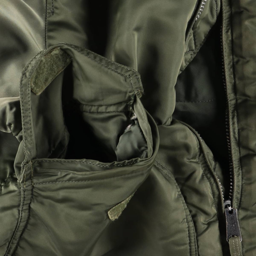 90'S Civilian Alpha CWU-45 Nylon Khaki type Vintage Second Hand