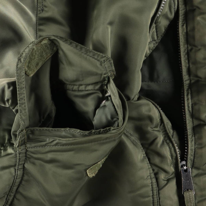 90'S Civilian Alpha CWU-45 Nylon Khaki type Vintage Second Hand