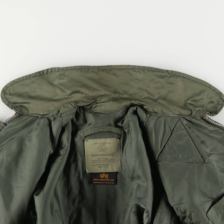 90'S Civilian Alpha CWU-45 Nylon Khaki type Vintage Second Hand