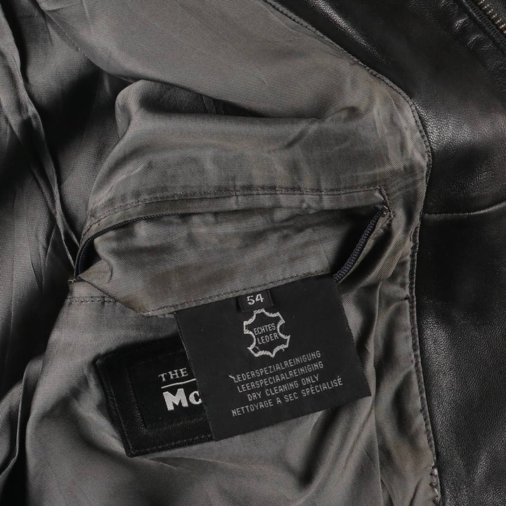 McNeaL Leather Blouson Men's XL genuine leather black type Vintage Second Hand