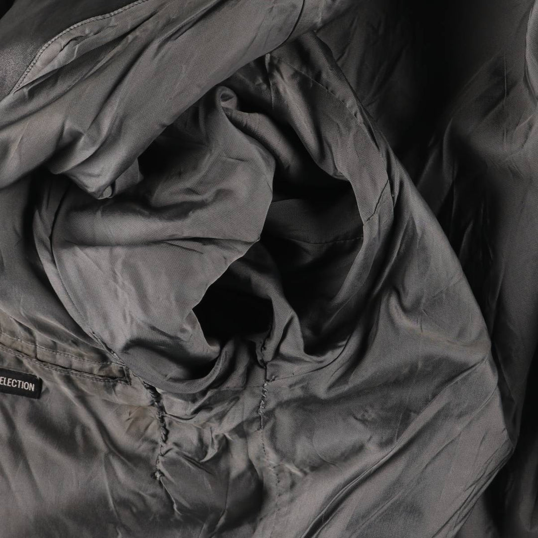 McNeaL Leather Blouson Men's XL genuine leather black type Vintage Second Hand